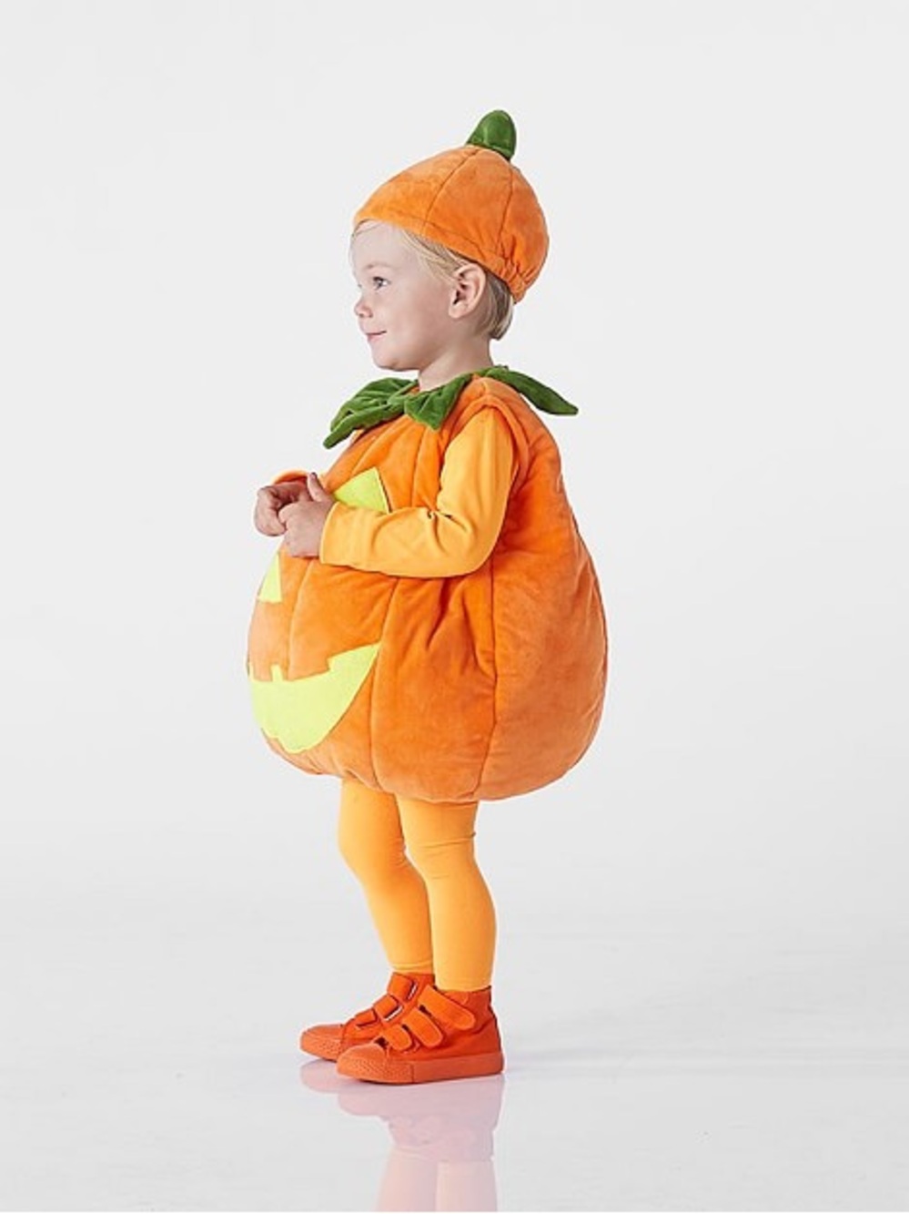 Pottery Barn Kids Glow-in-the-dark Pumpkin Halloween costume 2T - Picture 3 of 3